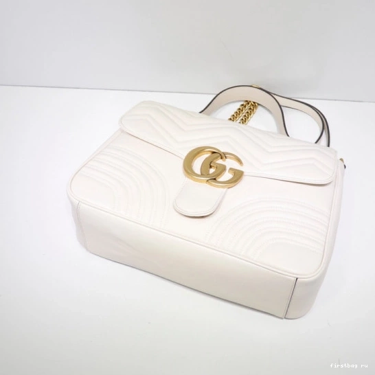First bag ru bag top Gucci handle Marmont GG medium 0820